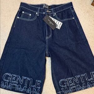 Dark Blue Jean Shorts